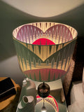 Double-sided ‘Ain't No Mountain High Enough...’ Ankara print lampshade