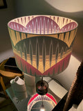 Double-sided ‘Ain't No Mountain High Enough...’ Ankara print lampshade
