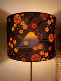 Double-sided ‘Cherry Blossom Girl’ Japanese cotton lampshade