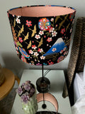 Double-sided ‘Cherry Blossom Girl’ Japanese cotton lampshade