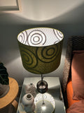 Double-sided 'Hidden Circles 1' Ankara print lampshade