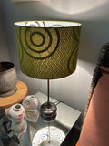 Double-sided 'Hidden Circles 1' Ankara print lampshade