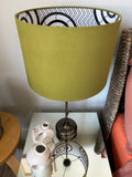 Double-sided 'Hidden Circles 1' Ankara print lampshade