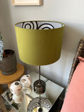 Double-sided 'Hidden Circles 1' Ankara print lampshade