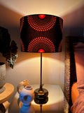 Double-sided 'Circles 25' Ankara print lampshade