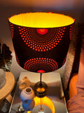 Double-sided 'Circles 25' Ankara print lampshade