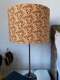 Double-sided 'Golden Brown' lampshade incorporating Liberty of London floral fabric