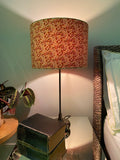 Double-sided 'Golden Brown' lampshade incorporating Liberty of London floral fabric