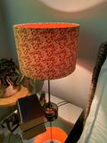 Double-sided 'Golden Brown' lampshade incorporating Liberty of London floral fabric