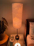Single-sided cylinder ‘Cloud’ Ankara print fabric lampshade