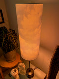 Single-sided cylinder ‘Cloud’ Ankara print fabric lampshade