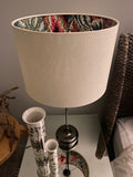 Double-sided Kaffe Fassett ‘Coleus’ lampshade