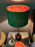 Double-sided Kaffe Fassett ‘Jade Garden’ lampshade