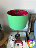 Double-sided Kaffe Fassett ‘Jade Garden’ lampshade