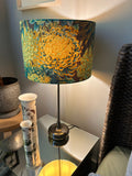 Double-sided Kaffe Fassett ‘Chrysanthemum Moss’ lampshade