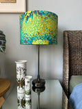Double-sided Kaffe Fassett ‘Chrysanthemum Moss’ lampshade