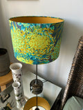 Double-sided Kaffe Fassett ‘Chrysanthemum Moss’ lampshade