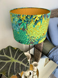 Double-sided Kaffe Fassett ‘Chrysanthemum Moss’ lampshade