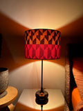 Double-sided ‘Kilim Me Softly’ multicoloured Ankara print lampshade