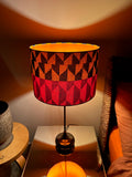 Double-sided ‘Kilim Me Softly’ multicoloured Ankara print lampshade