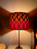 Double-sided ‘Kilim Me Softly’ multicoloured Ankara print lampshade