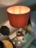 Double-sided ‘Stella Vittoriana - Ver 2’ Japanese Asanoha print lampshade