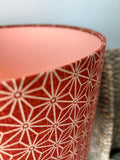 Double-sided ‘Stella Vittoriana - Ver 2’ Japanese Asanoha print lampshade