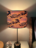 Double-sided ‘The Big Wave’ Japanese cotton lampshade