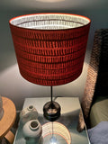Double-sided Kaffe Fassett ‘'Zipper Stripes’ lampshade