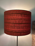 Double-sided Kaffe Fassett ‘'Zipper Stripes’ lampshade