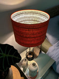 Double-sided Kaffe Fassett ‘'Zipper Stripes’ lampshade