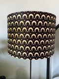 Double-sided ‘Crescent’ Ankara print lampshade