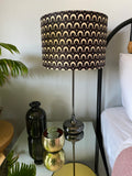 Double-sided ‘Crescent’ Ankara print lampshade