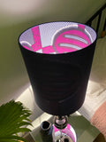 Double-sided ‘I’m the Man’ Ankara print lampshade