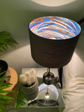 Double-sided ‘Hidden Splash’ Ankara print lampshade
