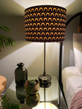 Double-sided ‘Crescent’ Ankara print lampshade