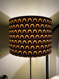 Double-sided ‘Crescent’ Ankara print lampshade
