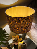 double-sided ‘an awesome wave’ japanese cotton lampshade