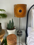 Single-sided ‘Sunflower’ Ankara print lampshade