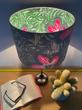 double-sided ‘mediterranean secret’ ankara print lampshade