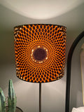 Single-sided ‘Sunflower’ Ankara print lampshade