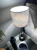 Single-sided 'Cloud' fabric lampshade