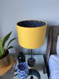 Double-sided ‘From Dawn til Dusk’ Cotton print lampshade