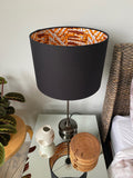 Double-sided ‘The Right Path’ Ankara print lampshade