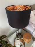 Double-sided ‘The Right Path’ Ankara print lampshade