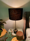 Double-sided ‘The Right Path’ Ankara print lampshade