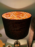 Double-sided ‘The Right Path’ Ankara print lampshade