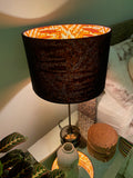 Double-sided ‘The Right Path’ Ankara print lampshade