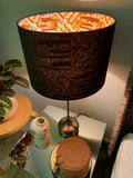 Double-sided ‘The Right Path’ Ankara print lampshade