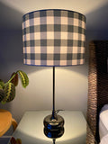 Double-sided ‘Spring Duel’ Gingham lampshade